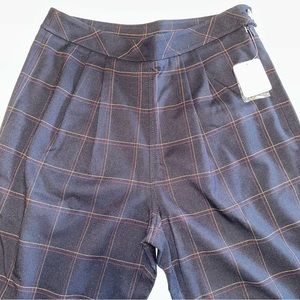 NWT Free People Plaid Trousers